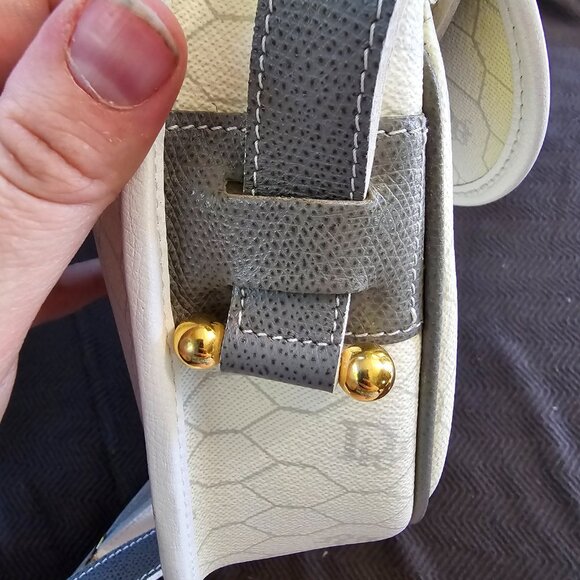 DIOR White Honeycomb Crossbody - Picture 4 of 10